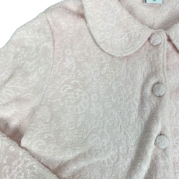 Go Softly 90s Pink Bed Jacket size Medium - Picture 5 of 7
